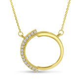Diamond Circle Pendant